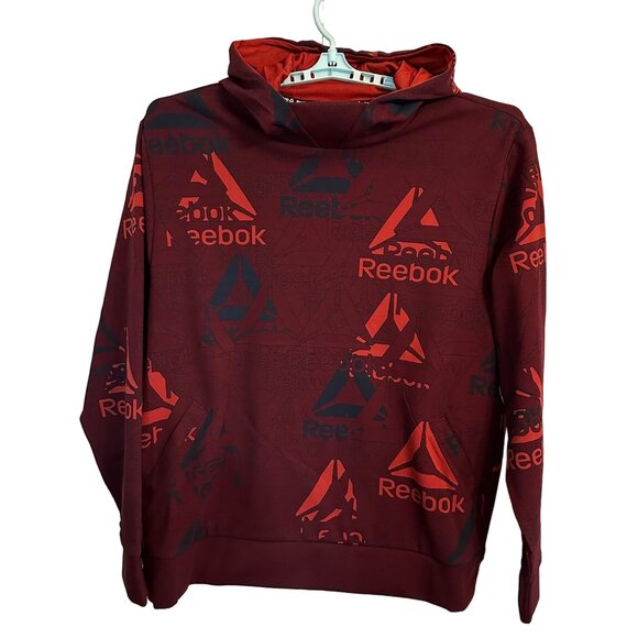 Reebok Other - Reebok Classic Graphic Logo Hoodie Sweatshirt Men's SZ 2XL Port Royale (Red) NWT